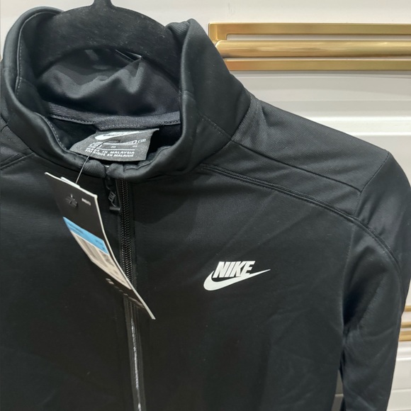 Nike Unisex Youth Full Zip Lightweight Boy's Black Sweater Size M - Picture 2 of 6